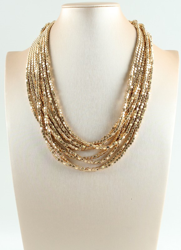 Set Collares Dorados Unidos | Moda Mujer Premonición
