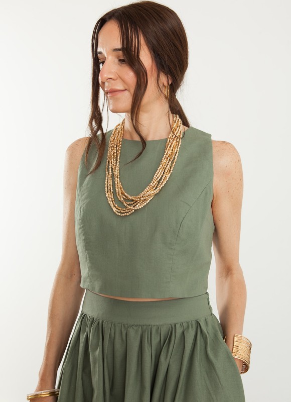 Set Collares Dorados Unidos | Moda Mujer Premonición