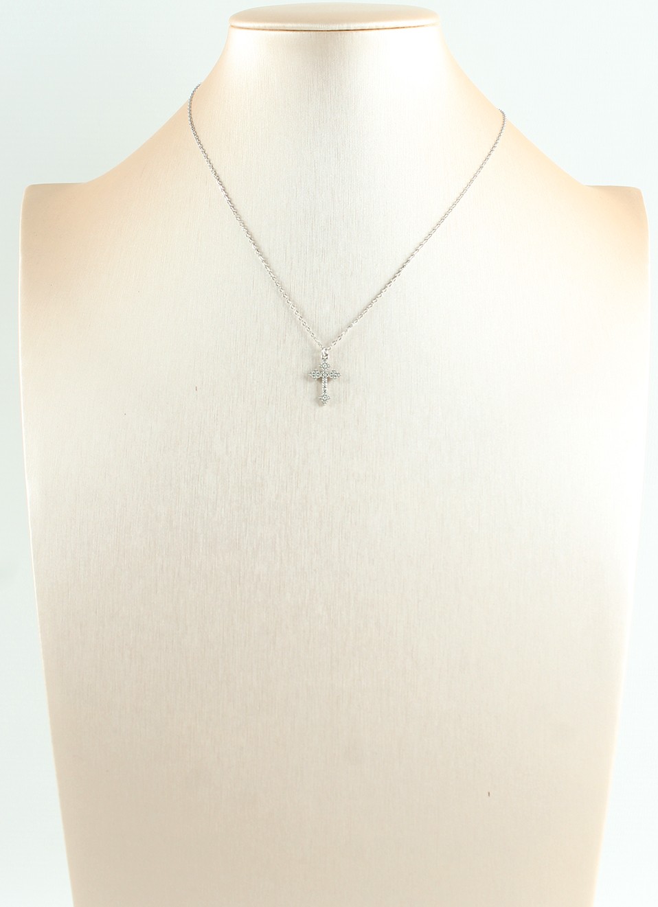 Collar Cruz Acero inoxidable Dorado y Plateado 7€ | Premonición.online