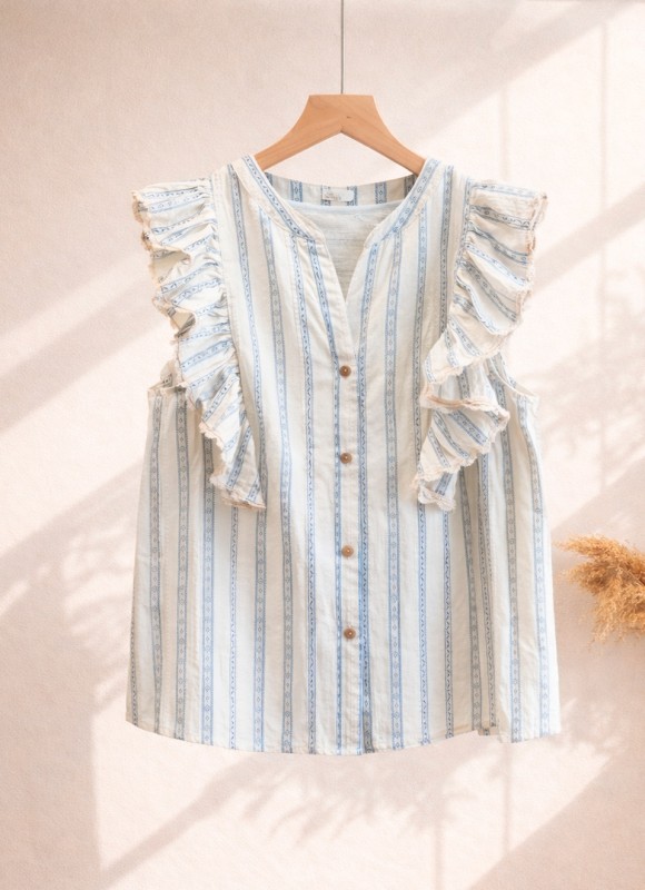 Blusa con Volantes Mujer | Premonición.online