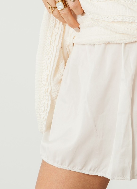 Falda Pantalón Crochet Mujer | Marrón Beige Negro | Premonición.online