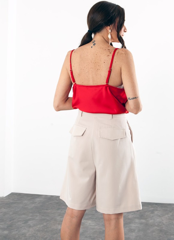 Blusa Satinada Tirantes Mujer | Moda Femenina | Premonición.online
