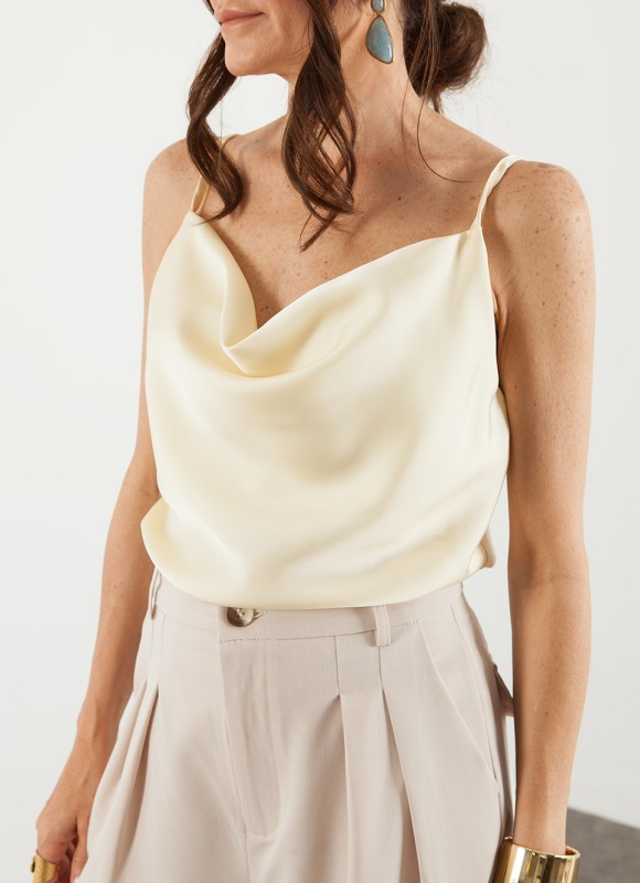 Blusa Satinada Tirantes Mujer | Moda Femenina | Premonición.online