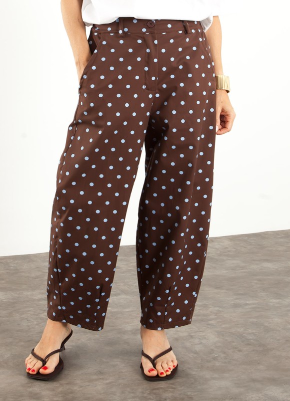 Pantalón Balloon Lunares Mujer | Moda Femenina | Premonición.online