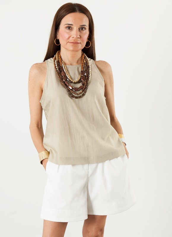 Blusa Tirantes Gasa Mujer | Moda Femenina | Premonición.online