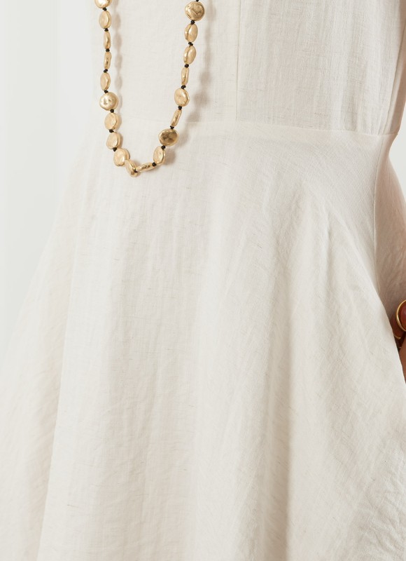 Vestido Tirantes Lino Evase Mujer | Premonición.online
