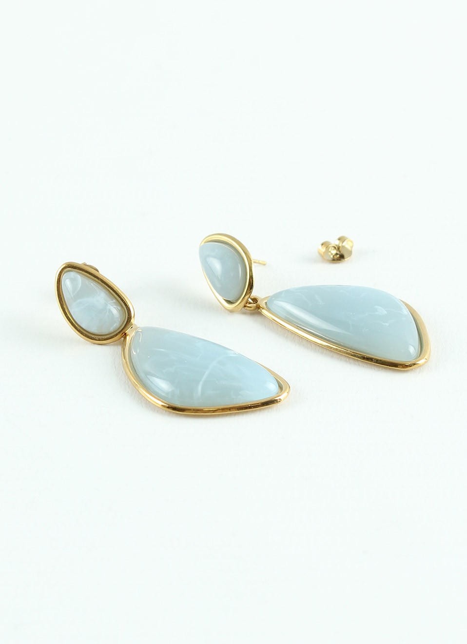Pendientes Acero Inoxidable Mujer | Forma Gota Colores | Premonición.online