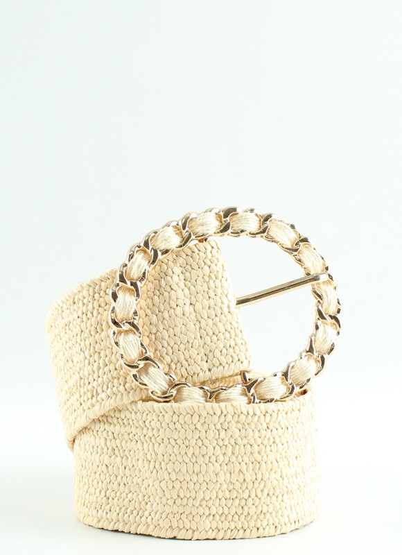 Cinturón Elástico de Rafia Mujer | Moda Femenina | Premonición.online