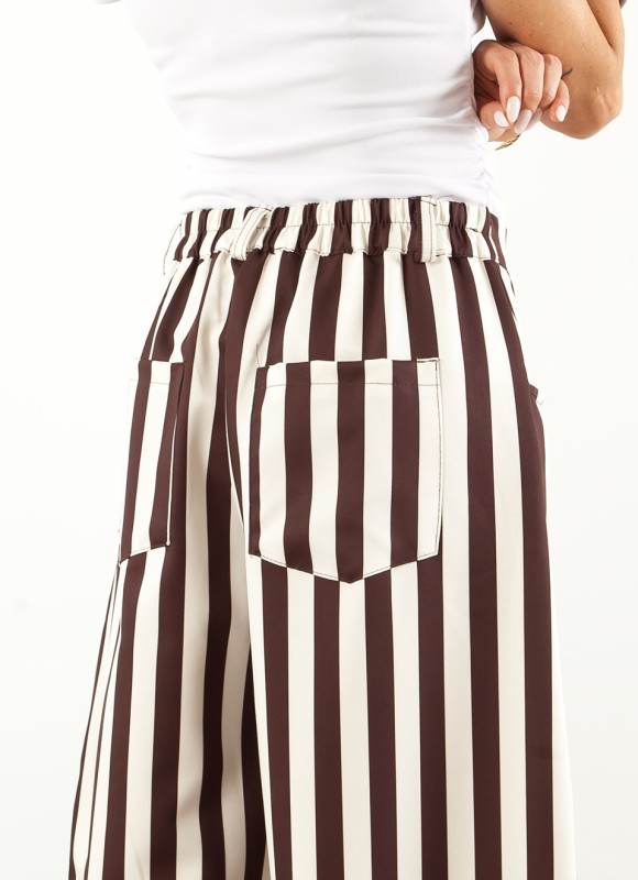 Pantalón balloon rayas