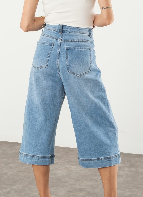 Bermuda Vaquera Larga Mujer | Moda Femenina | Premonición.online