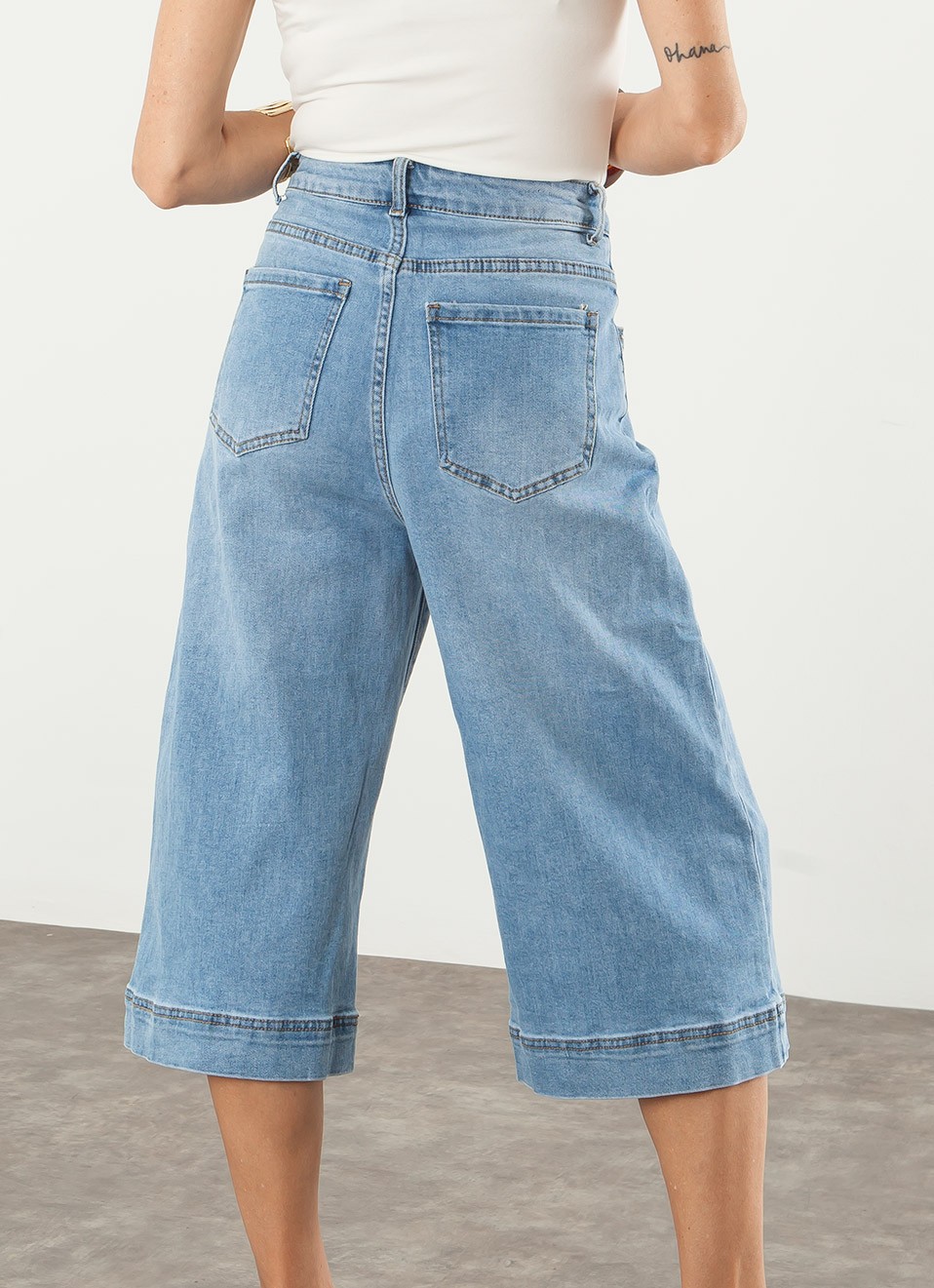 Bermuda Vaquera Larga Mujer | Moda Femenina | Premonición.online