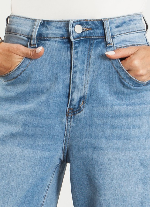 Bermuda Vaquera Larga Mujer | Moda Femenina | Premonición.online