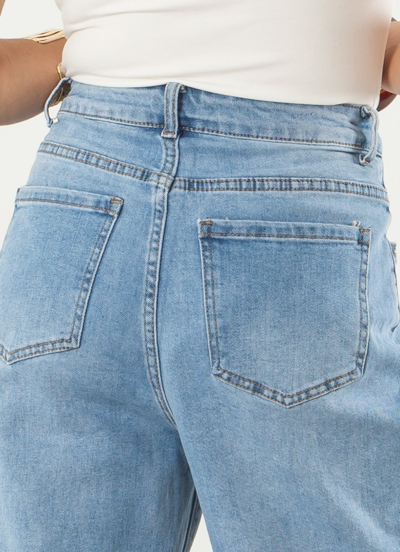 Bermuda Vaquera Larga Mujer | Moda Femenina | Premonición.online