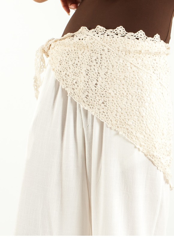 Pañuelo crochet  para Cintura Mujer | Moda Femenina | Premonición.online