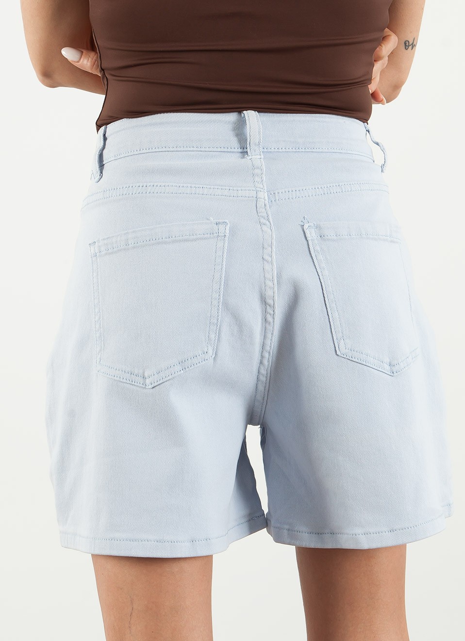 Short Desflecado Mujer | Amarillo y Azul | Moda Femenina | Premonición.online