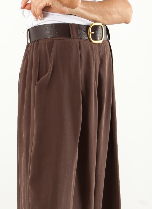 Pantalón Capri con Pinzas Mujer | Moda Femenina | Premonición.online