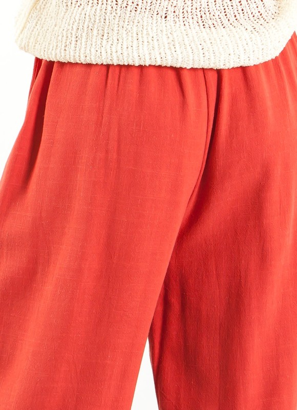 Pantalón Culotte de Lino Mujer | Moda Femenina | Premonición.online