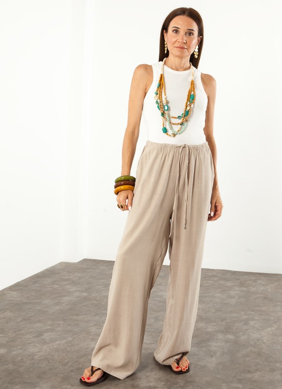 Pantalón Lino Mujer | 4 Colores | 17€ | Premonición.online