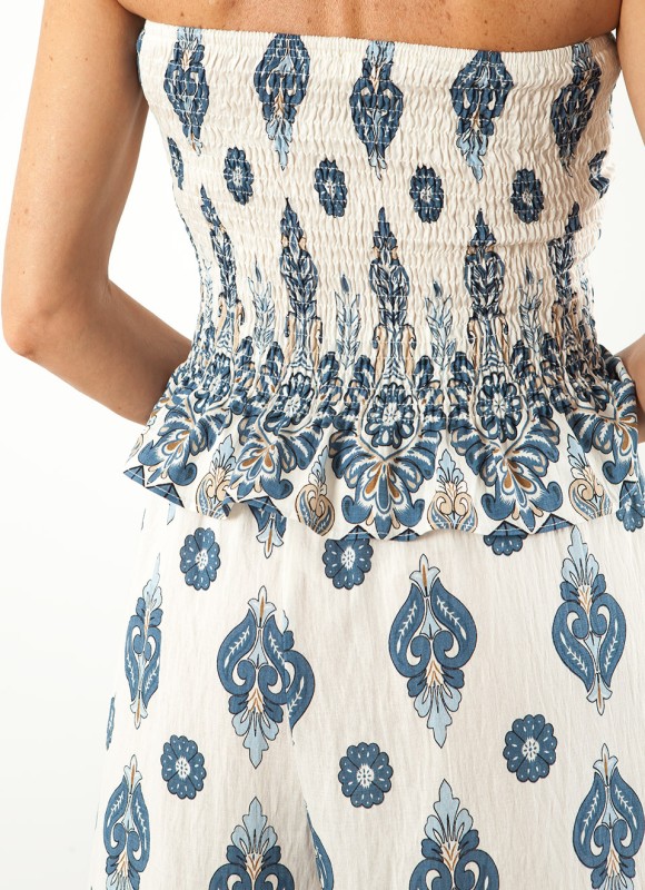 Pantalón y top estampado