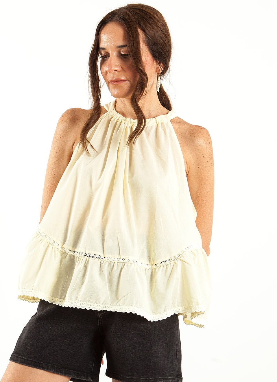 Blusa peplum lazada
