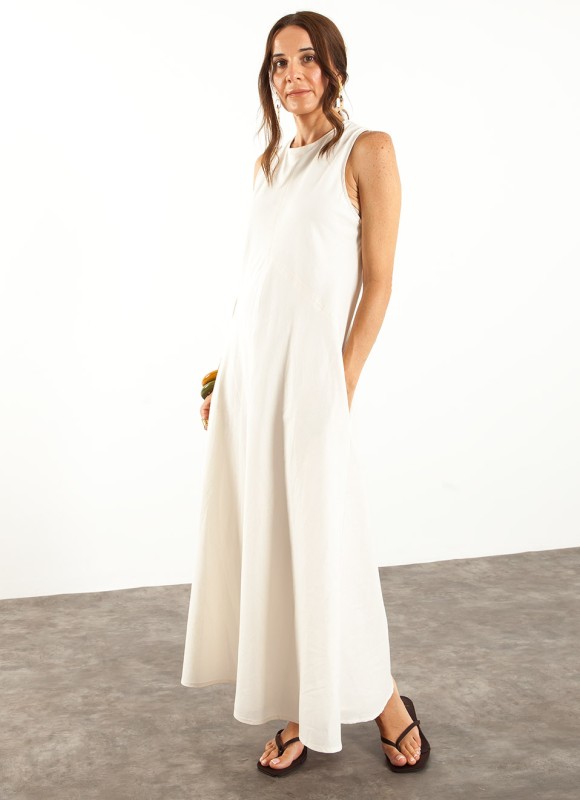 Vestido largo tirantes