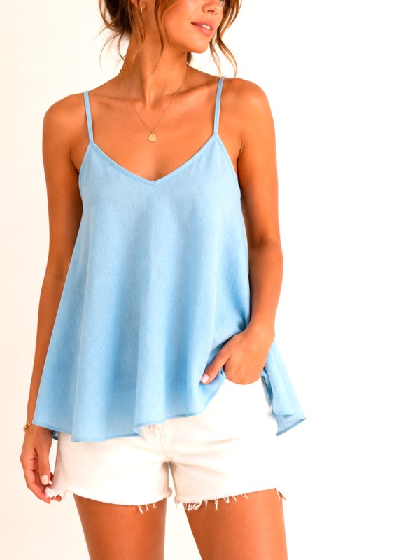 Blusa de Tirantes Evasé Mujer | Moda Verano | Premonición.online