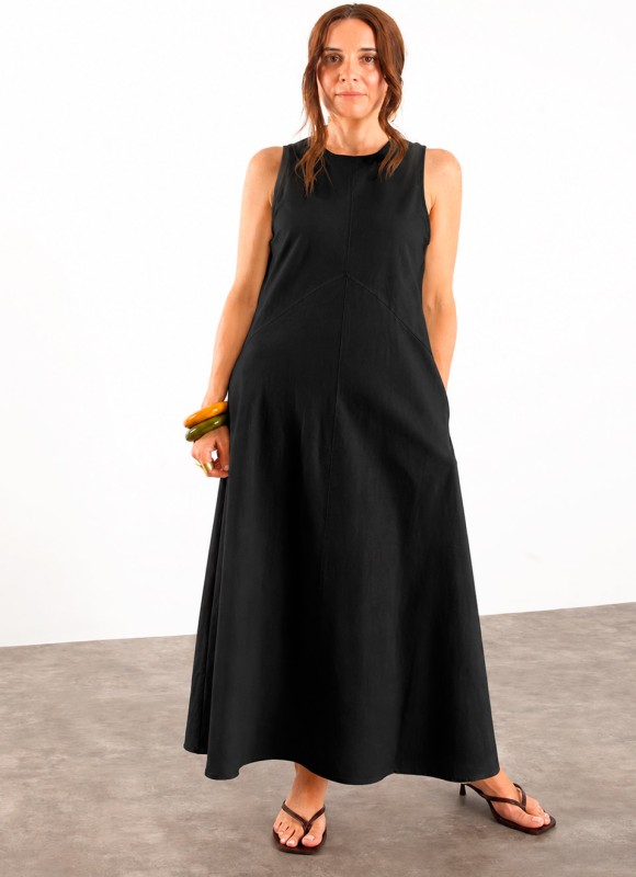 Vestido largo tirantes
