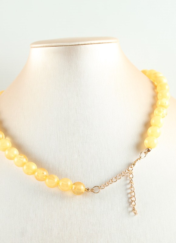Collar de Bolas con Pez de Resina Mujer | Moda | Premonición.online