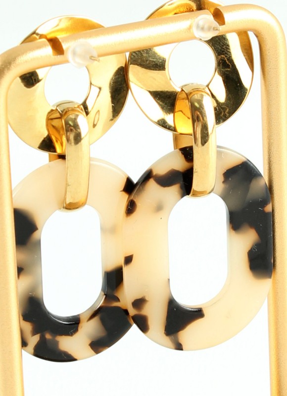 Pendientes Acero Inoxidable Leopardo Mujer | Bisutería | Premonición.online