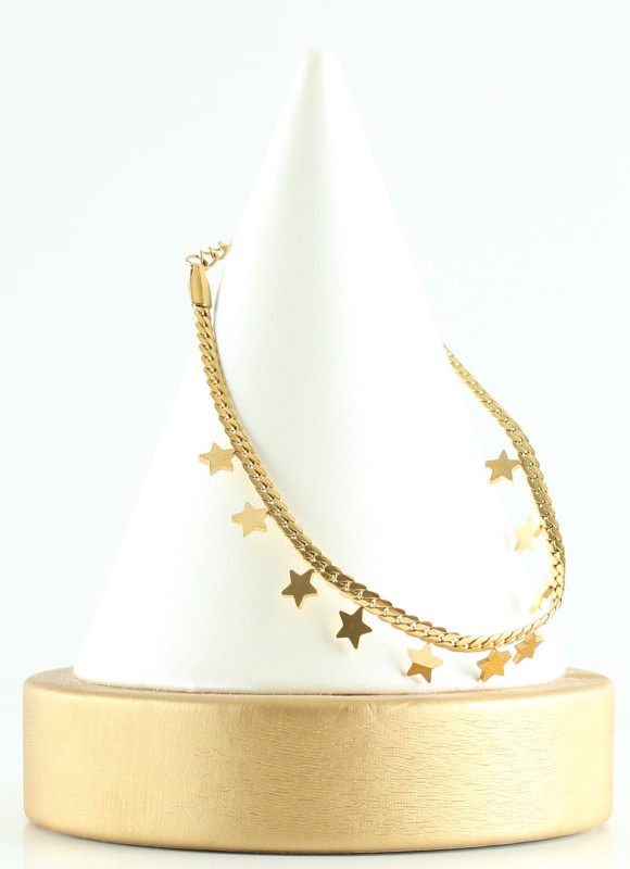 Pulsera Dorada Acero Inoxidable Mujer | Desde 3€ | Premonición.online