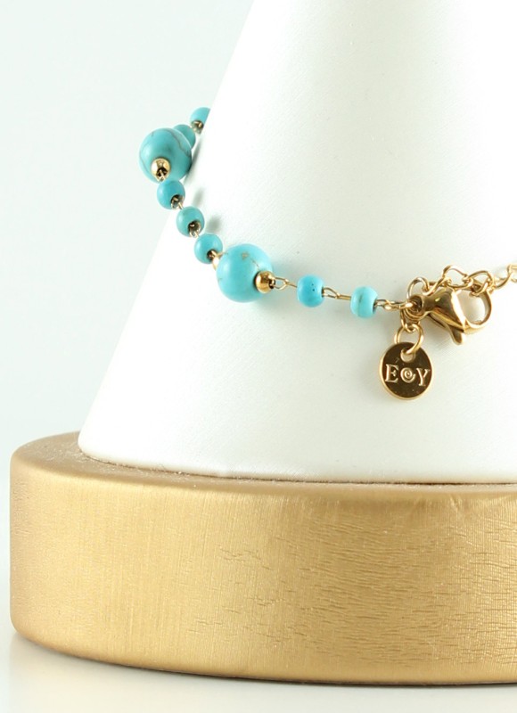 Pulsera Dorada Acero Inoxidable Mujer | Desde 3€ | Premonición.online