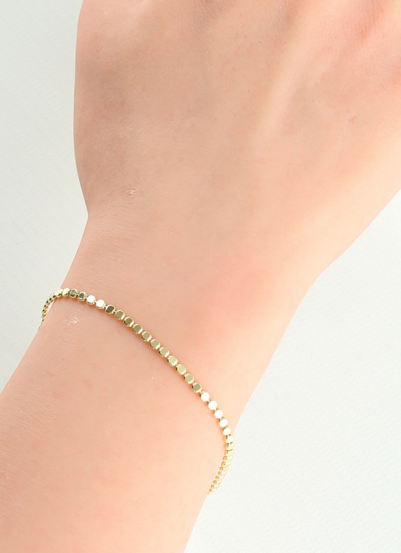 Pulsera Dorada Acero Inoxidable Mujer | Desde 3€ | Premonición.online