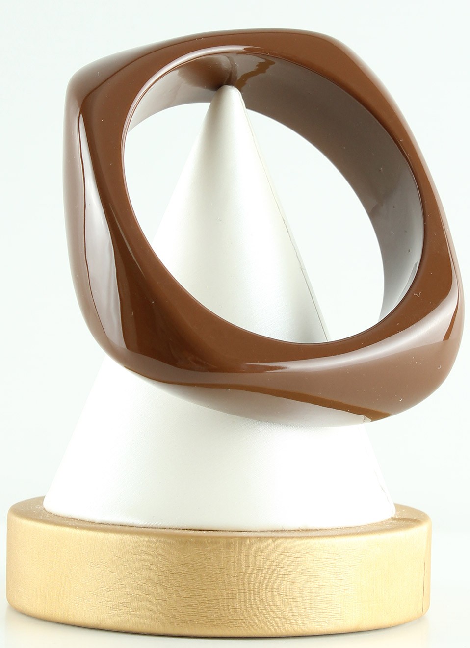 Pulsera Resina Marrón Chocolate Mujer | Bisutería | Premonición.online