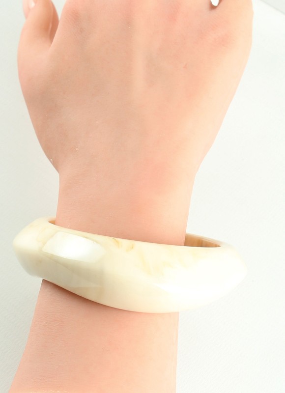 Pulsera Acero Marrón y Beige Mujer | Bisutería | Premonición.online