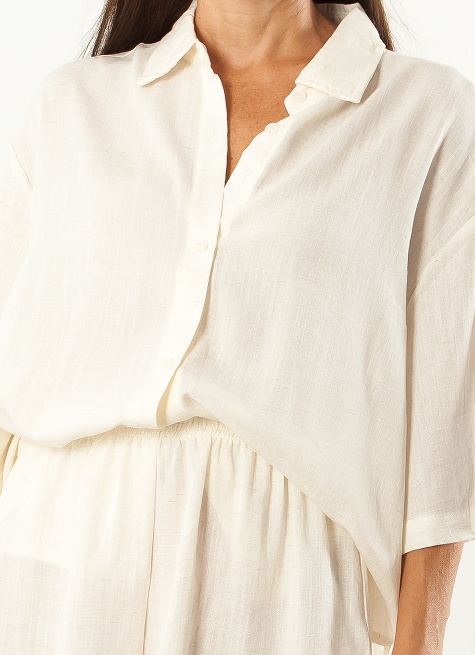 Conjunto Camisa y Short de Lino Mujer | Moda Verano | Premonición.online