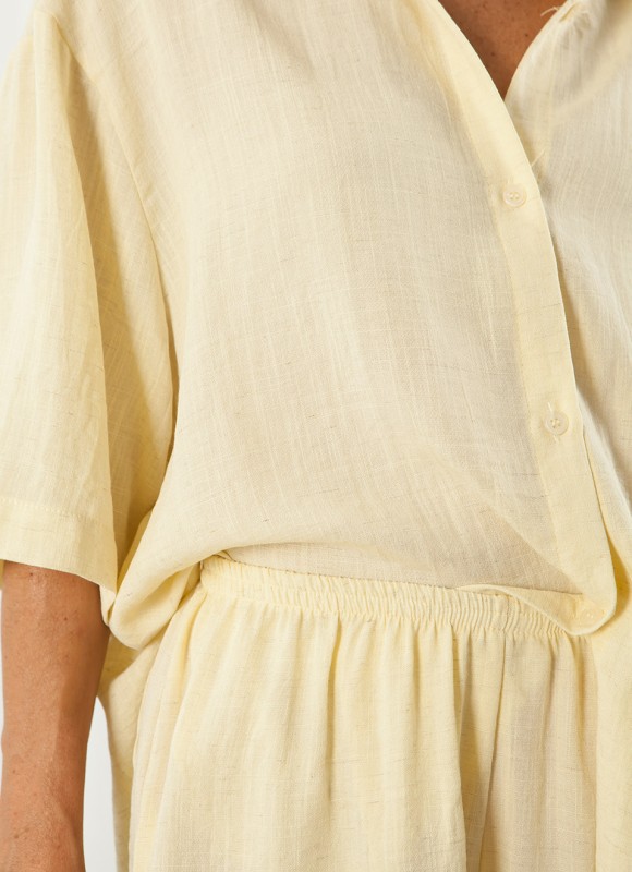 Conjunto Camisa y Short de Lino Mujer | Moda Verano | Premonición.online