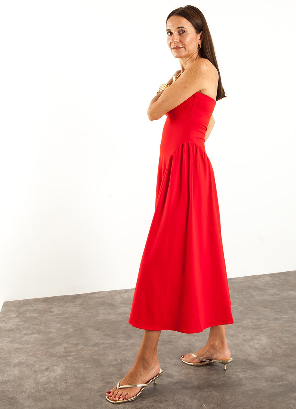 Vestido Palabra de Honor Mujer | Moda Verano | Premonición.online