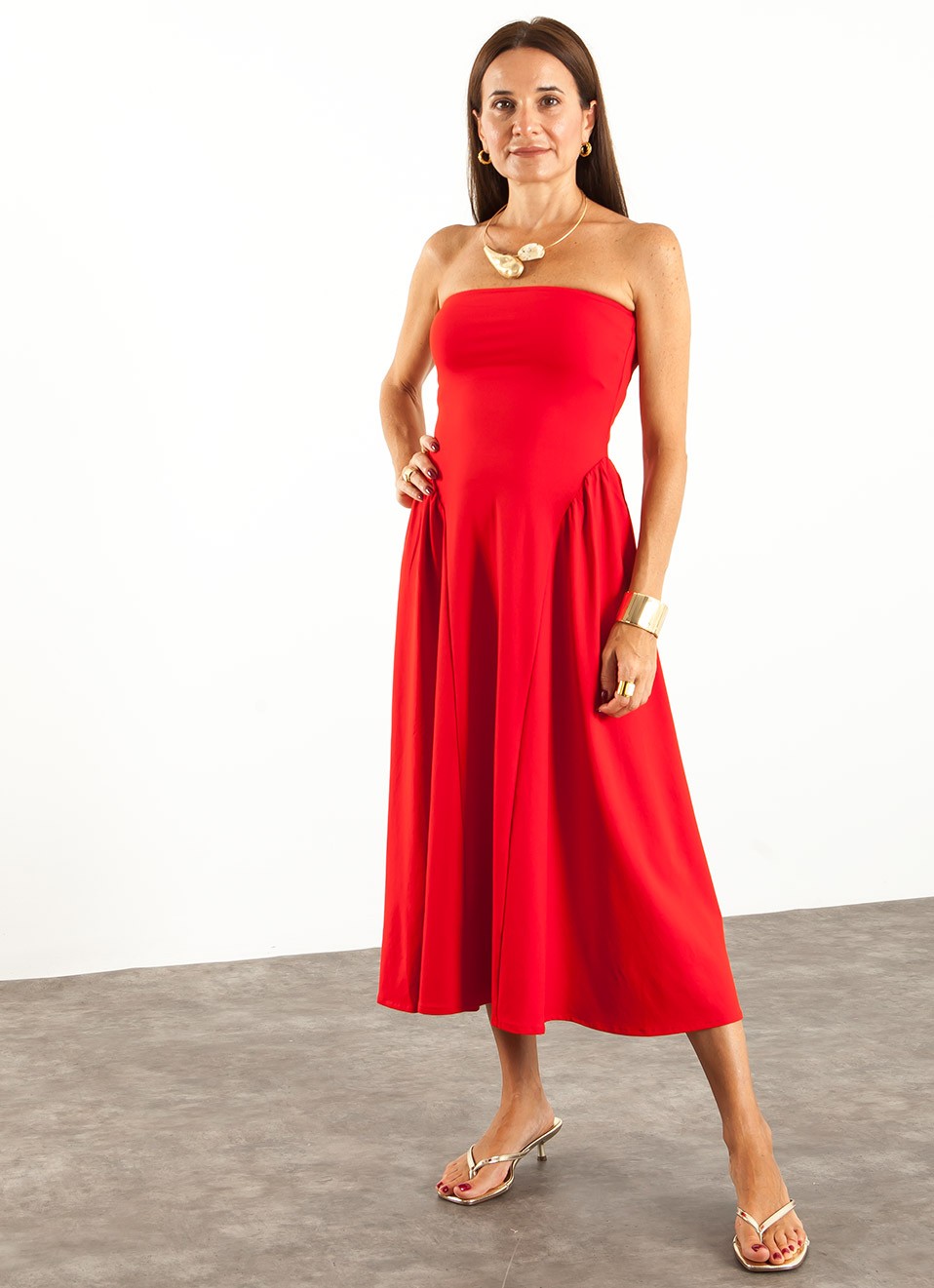 Vestido Palabra de Honor Mujer | Moda Verano | Premonición.online