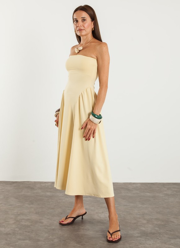 Vestido Palabra de Honor Mujer | Moda Verano | Premonición.online