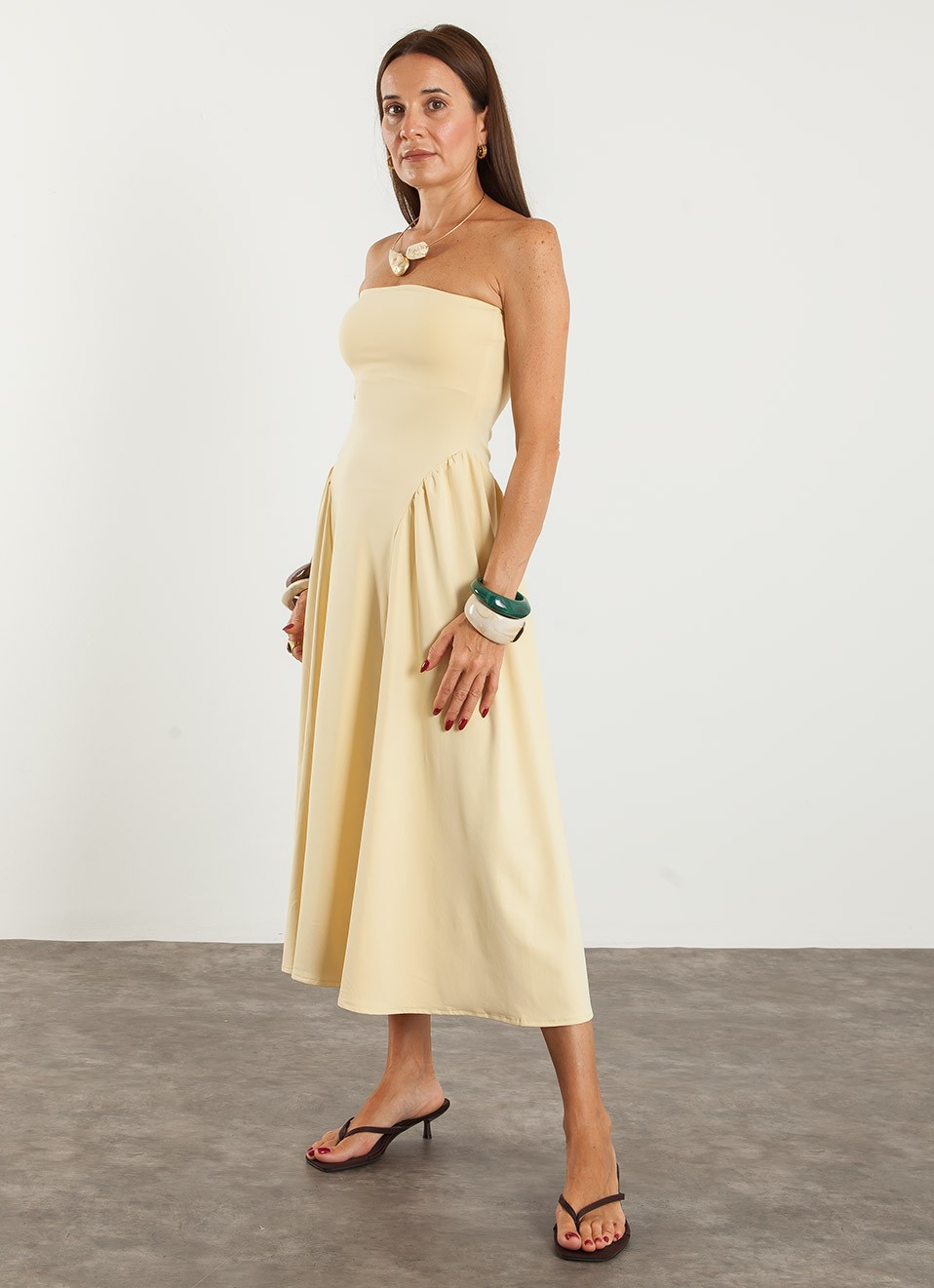 Vestido Palabra de Honor Mujer | Moda Verano | Premonición.online