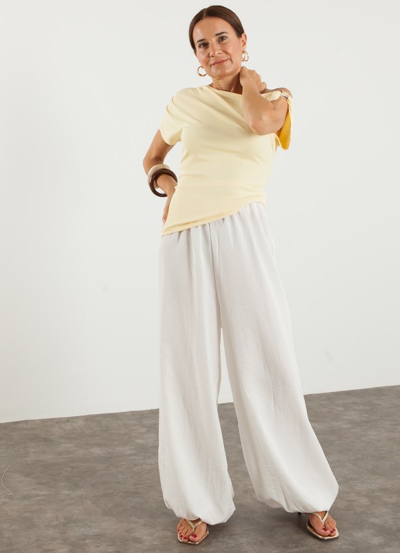 Pantalón Balloon Fluido Mujer | Moda Verano | Premonición.online