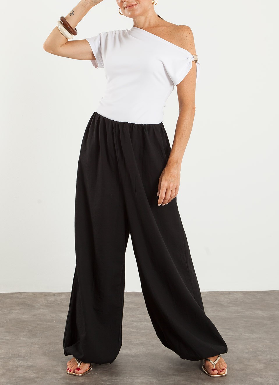 Pantalón Balloon Fluido Mujer | Moda Verano | Premonición.online