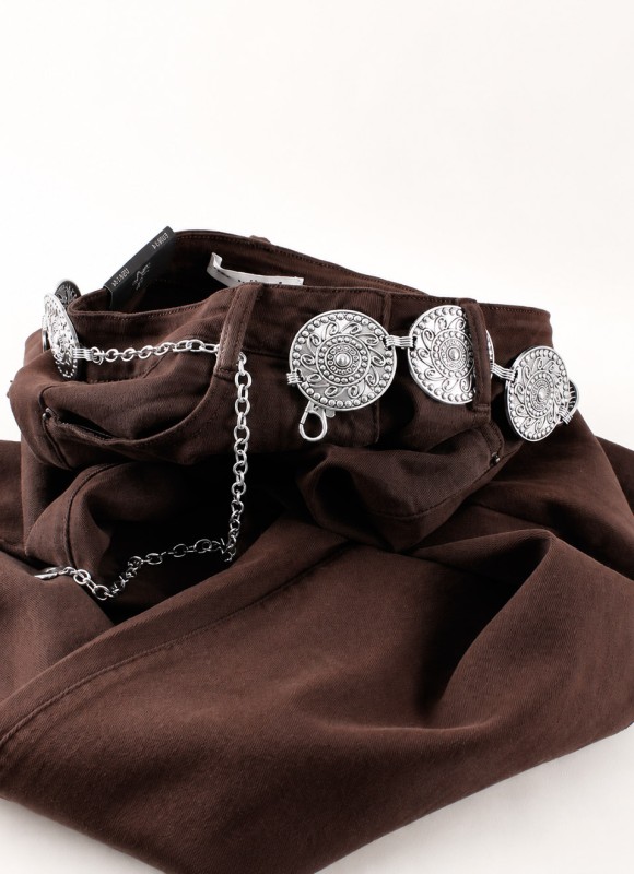 Cinturón Metal Dorado con Círculos Vintage | Mujer | Premonición.online