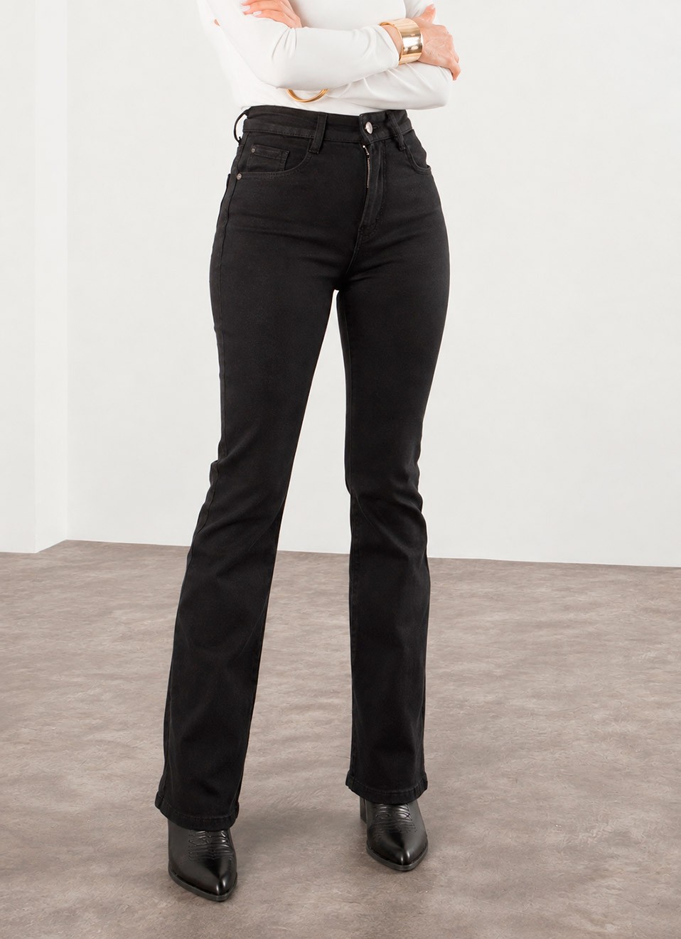 Jeans flare reductor push up