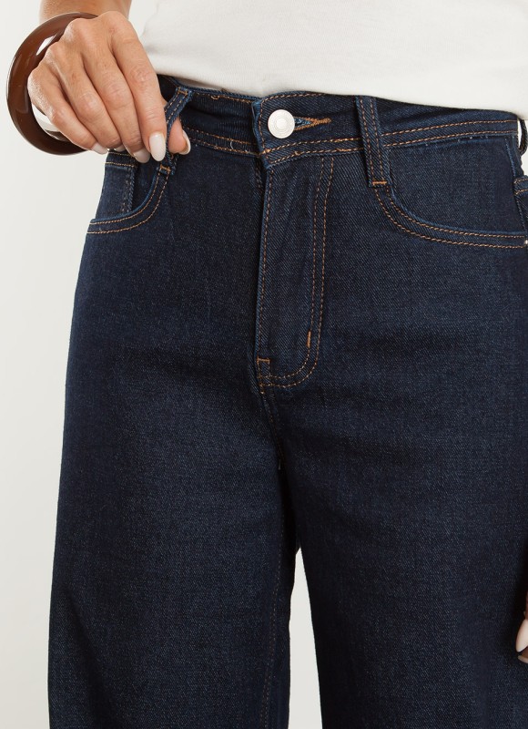 Vaqueros Wide Leg con Faja Reductora Mujer | Estilizan | Premonición.online