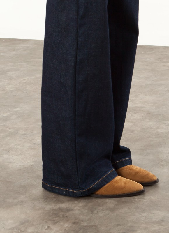 Vaqueros Wide Leg con Faja Reductora Mujer | Estilizan | Premonición.online