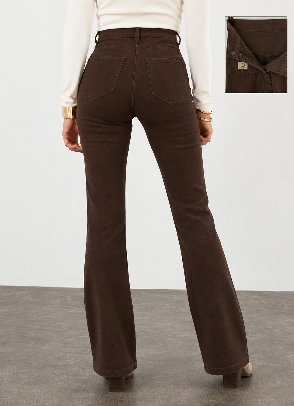 Jeans flare reductor push up