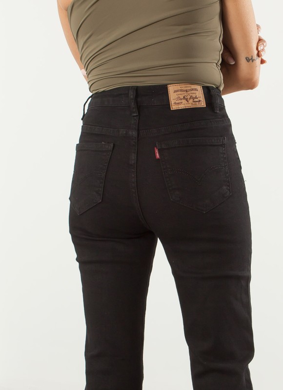 Jeans Flare Negro con Licra Mujer | Moda | Premonición.online