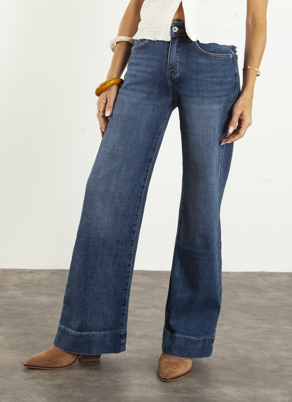 Jeans Palazzo Mujer 23€ | Pantalón Vaquero | Premonición.online