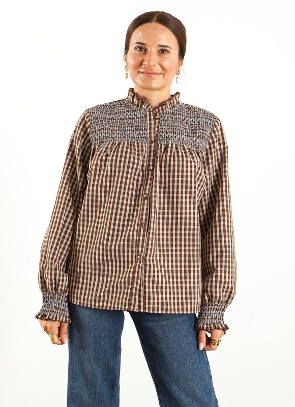 Camisa Cuadros Mujer | Nido de Abeja y Estilo Actual | Premonición.online